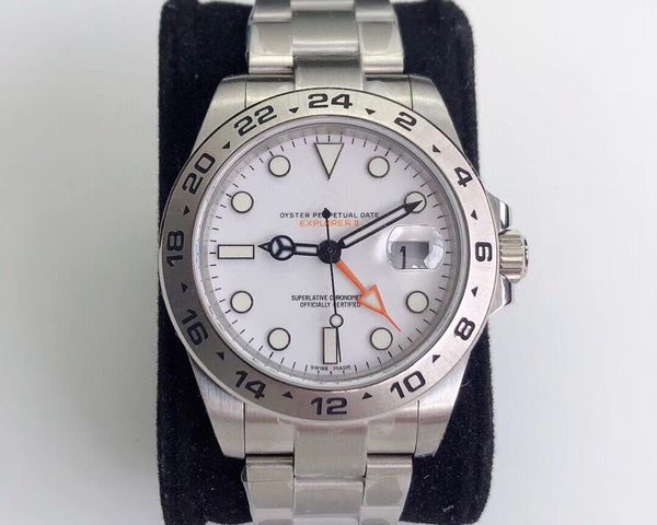 

popular watches rol exp 216570 black 40mm sapphire 316 steel with gmt dial 316 steel bracelet watche, Slivery;brown