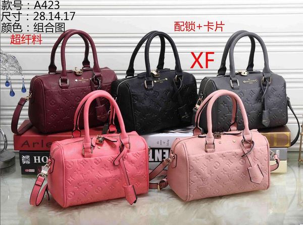 

new Good Quality PU Leather 2019 Messenger Bag Handbags designer bag louis Shoulder Bags For Men Women business Satchel gift