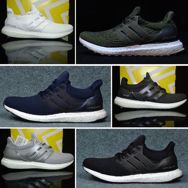 

ultra 3.0 4.0 running shoes mens women ultra primeknit runs white black sports sneakers trainers 36-45 dabao
