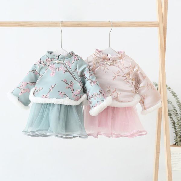 

2020 infant гирс наборы хлопка-ватник и осенью юбка, White