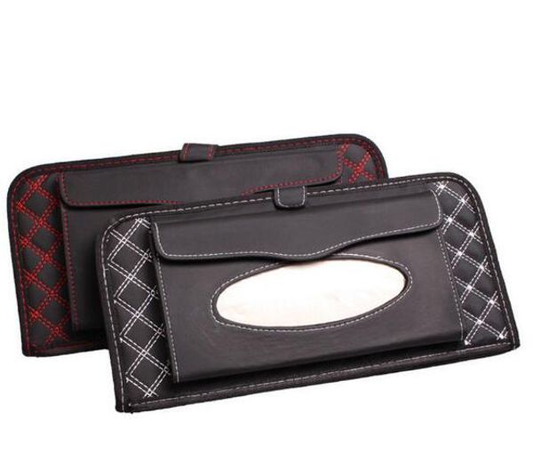 

car storage multi-functional cd clip tissue box portable car sunshade
