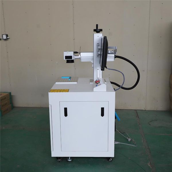 

low price logo 30w raycus fiber laser marking machine mini lazer date printing machine metal deep engraving