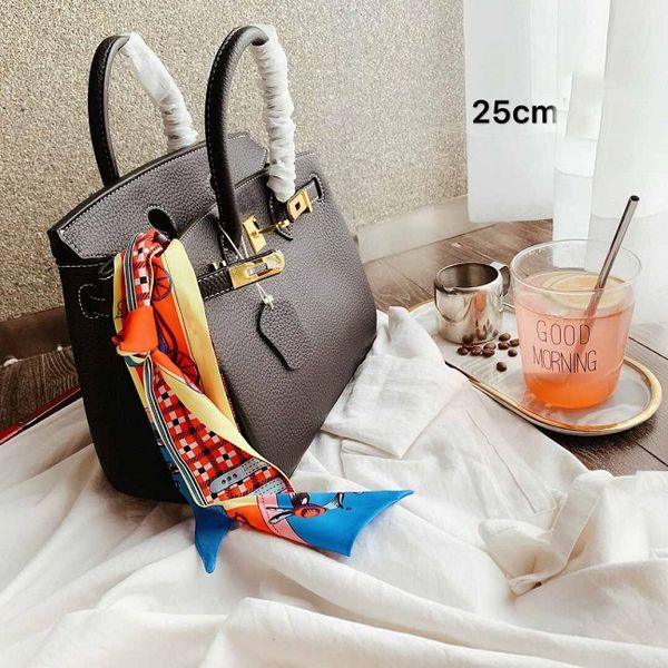 

new european style classic ladies leather shoulder bag big tote shoulder desginer handbag pure nice quality for female