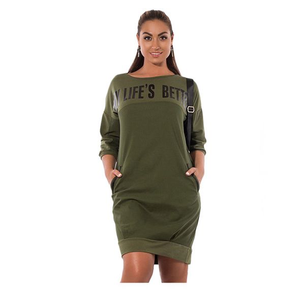 

2019 5xl 6xl letter print new women dresses large size winter warm dress plus size women clothing casual elegant blue vestidos, Black;pink