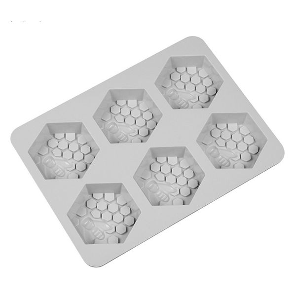 

6-grids honey shape multi-function silicone soap mold diy handmade craft kitchen making forms baking diy mould for soap making