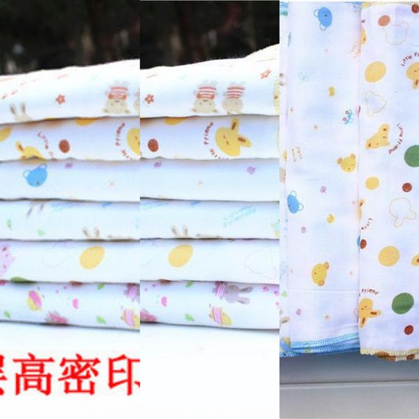 

e0kbr maternal and infant products handkerchief saliva xisongwu high density six-layer 30*30cm gauze handkerchief breast-feeding towel baby