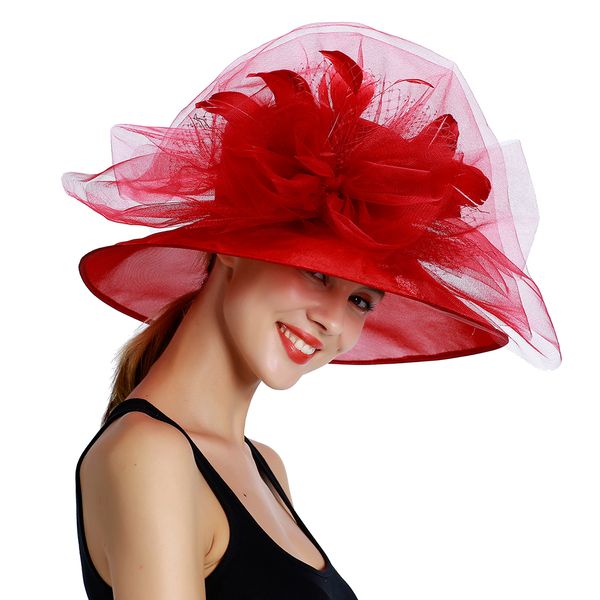 

organza невеста hat элегантный hat для венчания 2020 свадебных шляп и fascinators светло-розового и слоновой кости вводной mariage s10-3120, Blue;gray