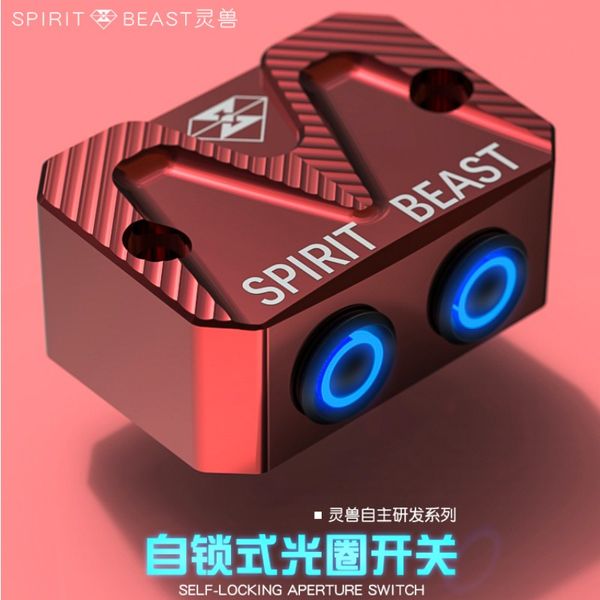 

spirit beast motorcycle modified switches very cool styling spotlight switch assembly pump cover keep safe easy control