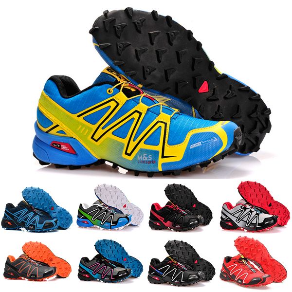 

2018 New Speed Cross 3 CS III Outdoor Male Camo Red Black Sports Shoes mens Speed Crosspeed 3 running shoes eur 40-46