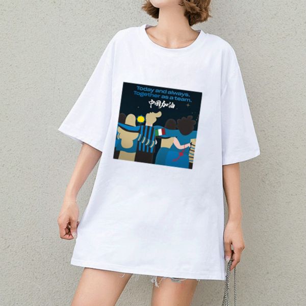

womens designer t-shirt girl funny fashion trend printing students style 2020 spring new style luxry t-shirt baseball jersey, White