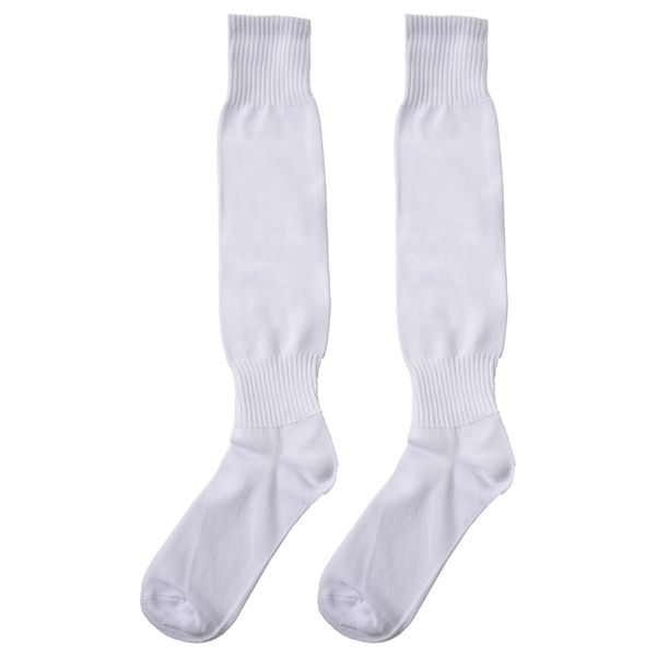 

men's sports baseball hockey soccer socks long high sock (white, Black