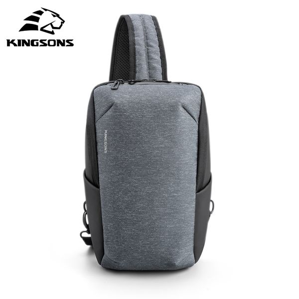 

kingsons 2019 new style fatshion laptravel chest bag large capacity waterproof crossbody bag for teenagers and male