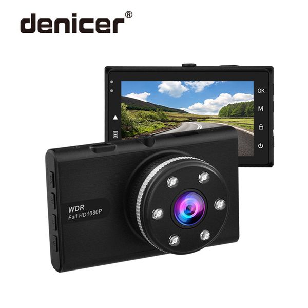 

denicer full hd 1080p car dash cam dvr 3.0" screen auto video recorder 170 degree wide angle camera wdr lens vehicle registrator car dv