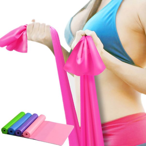 

new yoga elastic belt latex pull rope pull piece gym fitness resistance band strength training stretch band