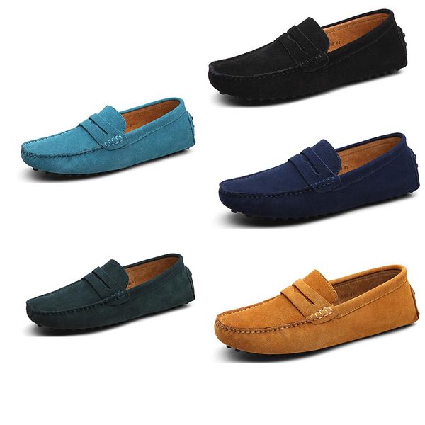 

2020 new men casual shoes espadrilles chestnut fashion simple dark blue male trainer sneaker soft outdoor walk fast shipping, Black