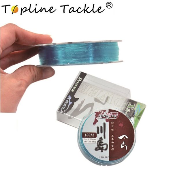 

ine tackle floating carp japanese nylon fishing line sea 100m bulk nylon line super strong fishingthread fish 0.18