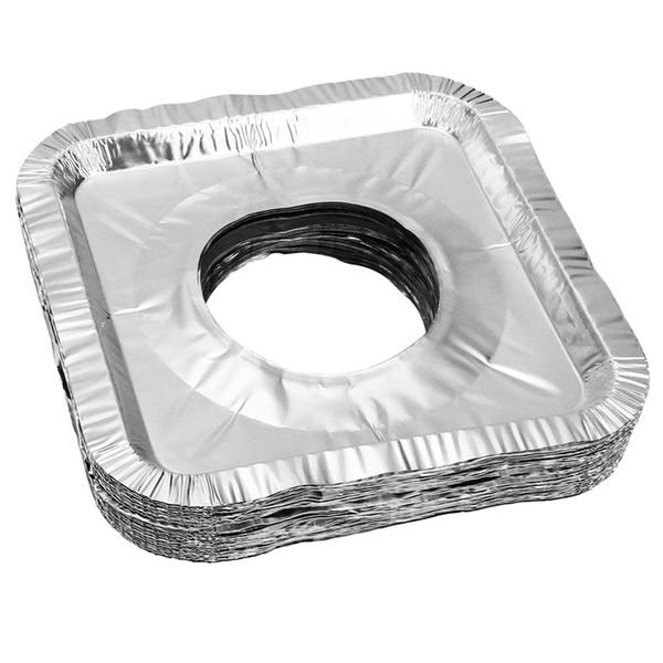 

stove burner covers 60 pieces aluminum foil square gas stove burner covers disposable thicker bib liners for gas top