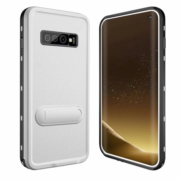 

for samsung galaxy s10 s10 plus dot waterproof shockproof redpepper swimming case defender case with kickstand