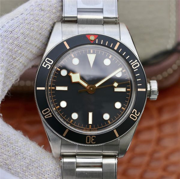 

Brand new zfm79030n 0001 luxury wri t watch eagull 2824 automatic top pin luxury watch red triangle gold time tandard men 039 watch, Slivery;brown