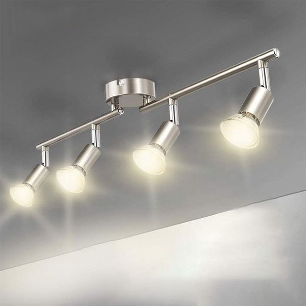 2019 Rotatable Led Ceiling Light Adjustable Mirror Front Showcase Lamp Led Cabinet Lights Gu10 Bulb Living Room Background Spotlight From Ok360