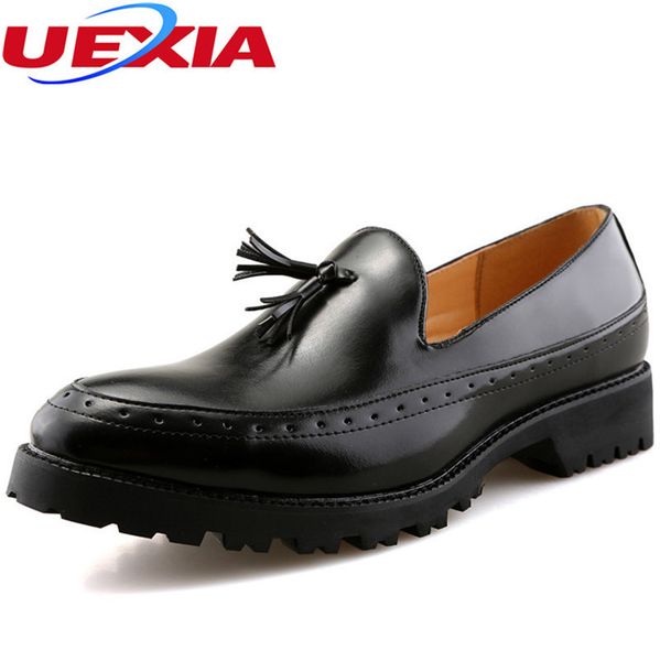 2017 New Men S Leather Oxford Shoes Comfortable Business Dress