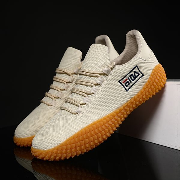 

selling 2020 men casual shoes mesh breathable men walking shoes rubber flats for mens fashion black sneakers