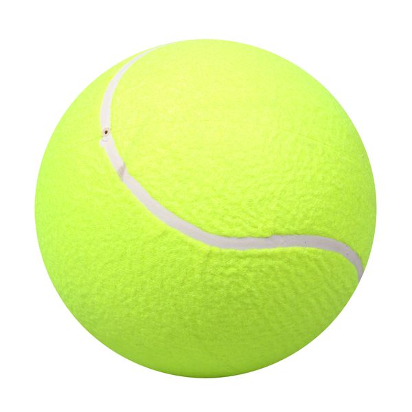 

new 9.5" big inflatable tennis ball toy for children pet dog puppy cat
