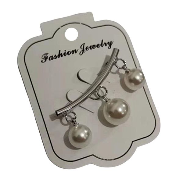 

fashion pin brooch woman crystal rings for woman or girl in imitation pearls, Gray