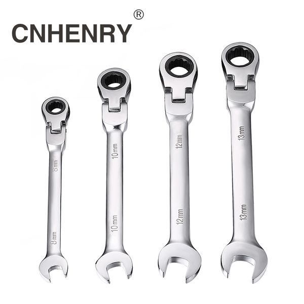 

1pc/ 4 pcs 8-13mm flexible reversible gear ratchet wrench keys hand tool set torque wrench combination spanner hand tool set