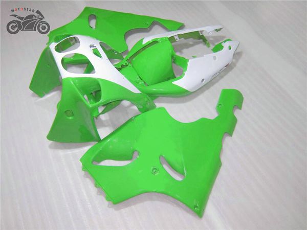 Alta qualidade kits motocicleta carenagem para KAWASAKI 1996-2003 Ninja ZX7R ZX7R 96-03 03 ZX 7R verde conjunto completo carenagens de reposição conjunto