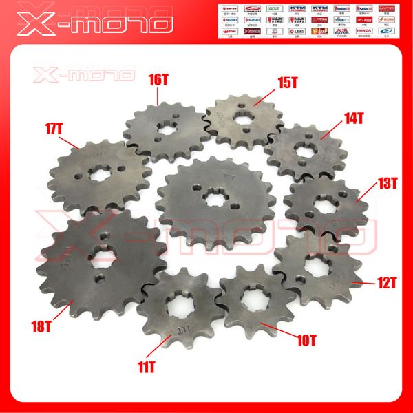 

428 10-19t tooth 17mm id front engine sprocket for 50-160cc orion apollo dirt pit bike atv quad go kart buggy scooter motorcycle