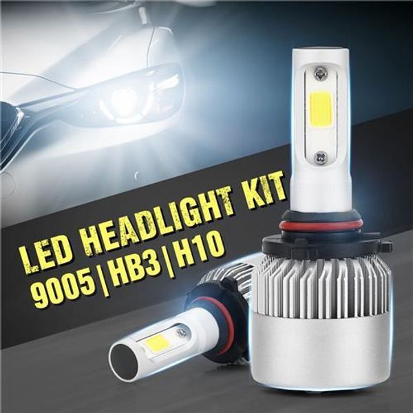 

9005 / h10 / hb3 200w 20000lm водонепроницаемый светодиодный фонарь kit 6500k энергосберегающие лампочки автомобилей - белый