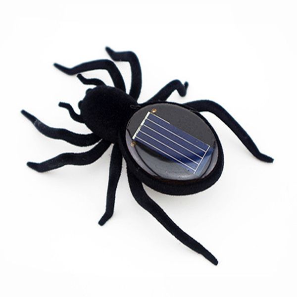 

1pc mini kit novelty kid solar energy powered spider robot toy educational gadget toy for children xmas festival toys gifts