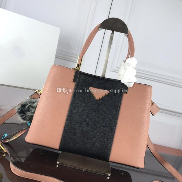 

designer bags designer luxury handbags purses women fashion atmosphere simplicity patchwork letter zipper casual tote genuine leather