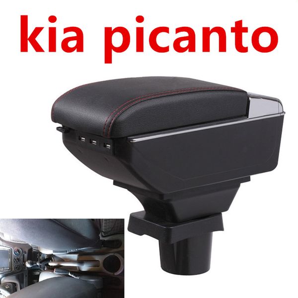 

for kia picanto armrest box with usb