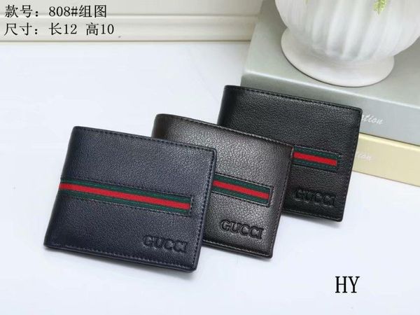 

2018 Горячий Мужской Роскошный Кошелек Случайные Короткие Дизайнер Карты Держател