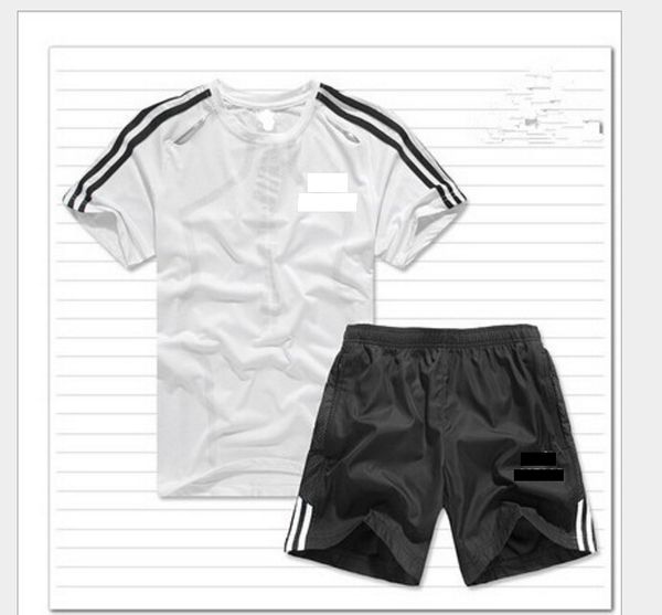 

summer two-piece designer brand men suits sport suits mens ad slim fashion casual stripped sportswear sets, Gray