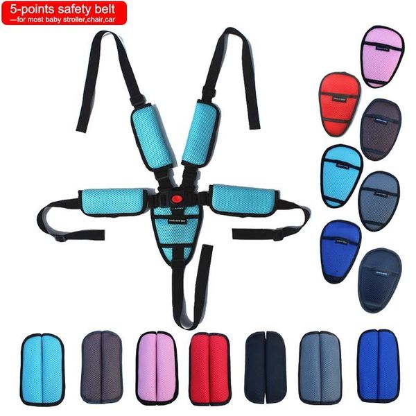 

5-points safety belt for baby stroller chair accessores universal for plus babyzen babyyoya stroller,etc