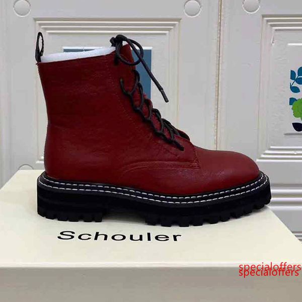 

2020autumnschoulernew korean version of the belt scrub leather tooling motorcycle boots short boots flat with women s shoes tide, Black