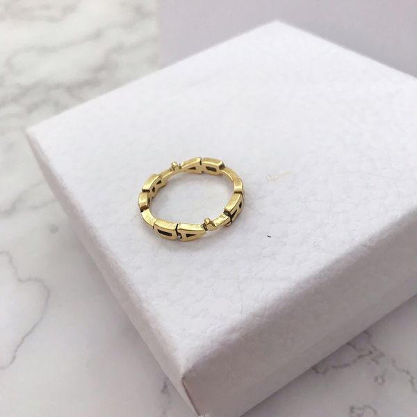 

d letter ring female temperament female high version ring, Silver