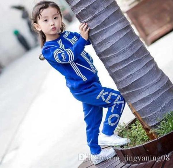 

KZ Kids Sets 2-7T Kids T-shirt and Pants 2Pcs/sets Children Sports Sets Baby Boys Girls Summer T-shirt Pants Sets Spring Autumn KZ01-2