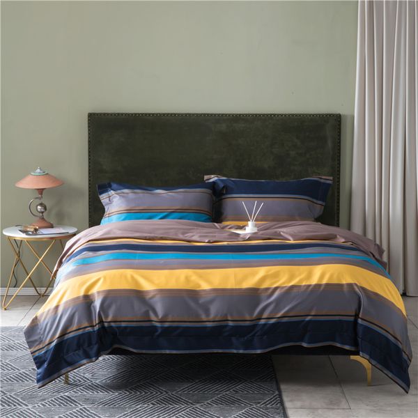 Duvet Covers Bedding Sets Striped 1000tc Luxury Doona Quilt Cover Set Queen King Super Size Bed Home Garden Duvet Covers Bedding Sets Striped, Luxury Bedding Super King Size