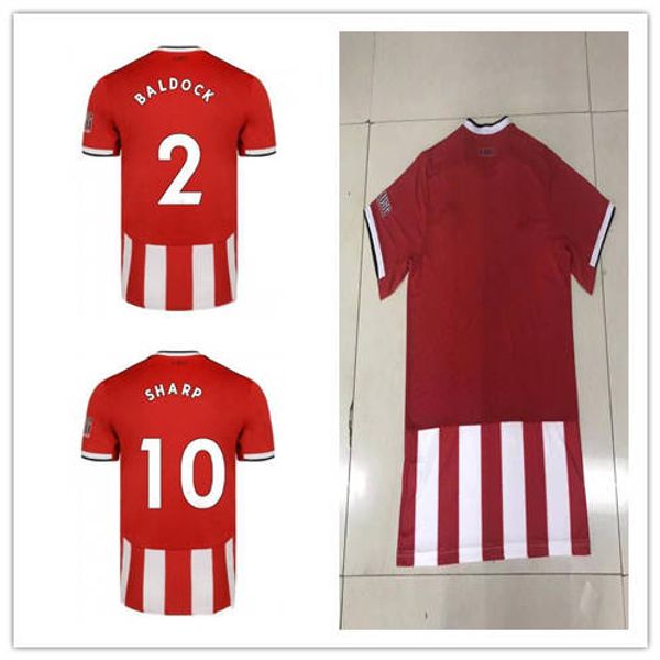 

19 20 sheffield united soccer jerseys 2019 2020 sharp 10 clarke 9 o'connell egan 12 fleck 4 duffy 21 an 18 home jersey football shirt, Black;yellow