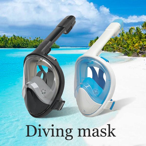 

scuba diving mask full face anti fog hd underwater snorkel mask set swimming camera men women teens diving glasses snorkel