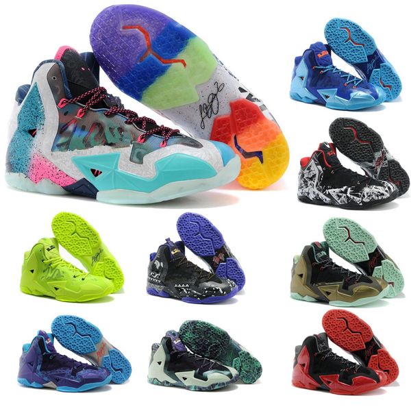

james 11 th generation combat mens basketball shoes gray outdoor shoes lebron 11 basketball sports shoes 11