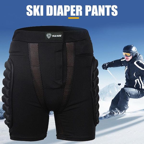 

черные конькобежные хип протекторы hip impact protection защитные шорты колено прочный на открытом воздухе лыжные гонки протектор обучение, Black;gray