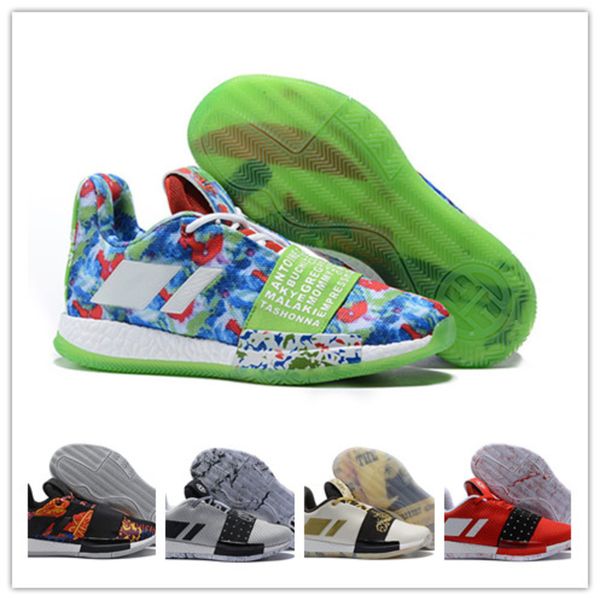 

mens 2020 harden vol. 3 iii mvp basketball shoes weaving sneakers chaussure homme red grey black 3s trainers sports shoes size 40-46