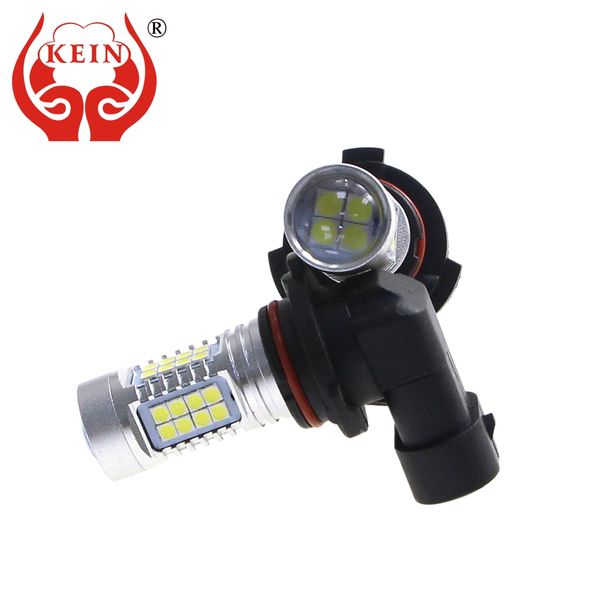 

kein 2pcs 9006 led car bulb hb4 fog light 3030 36smd aluminum hd len auto daytime running driving drl lamp vehicle white 12v 24v