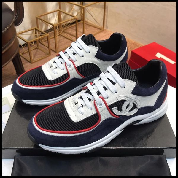 

2019 men's new high-quality sports shoes, men's low-help outdoor travel skateboard laces original box fast delivery