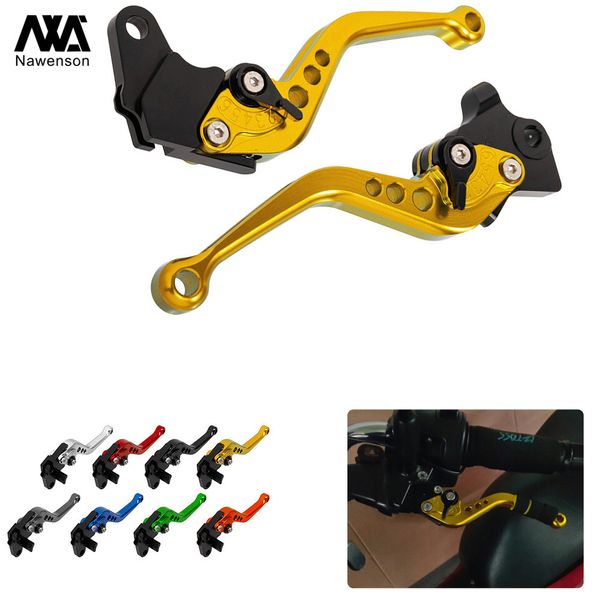 

motorcycle accessories short clutch levers adjustable brake handle for aprilia rsv4 factory aprilia rsv4-r/rr/rf 2009-2018